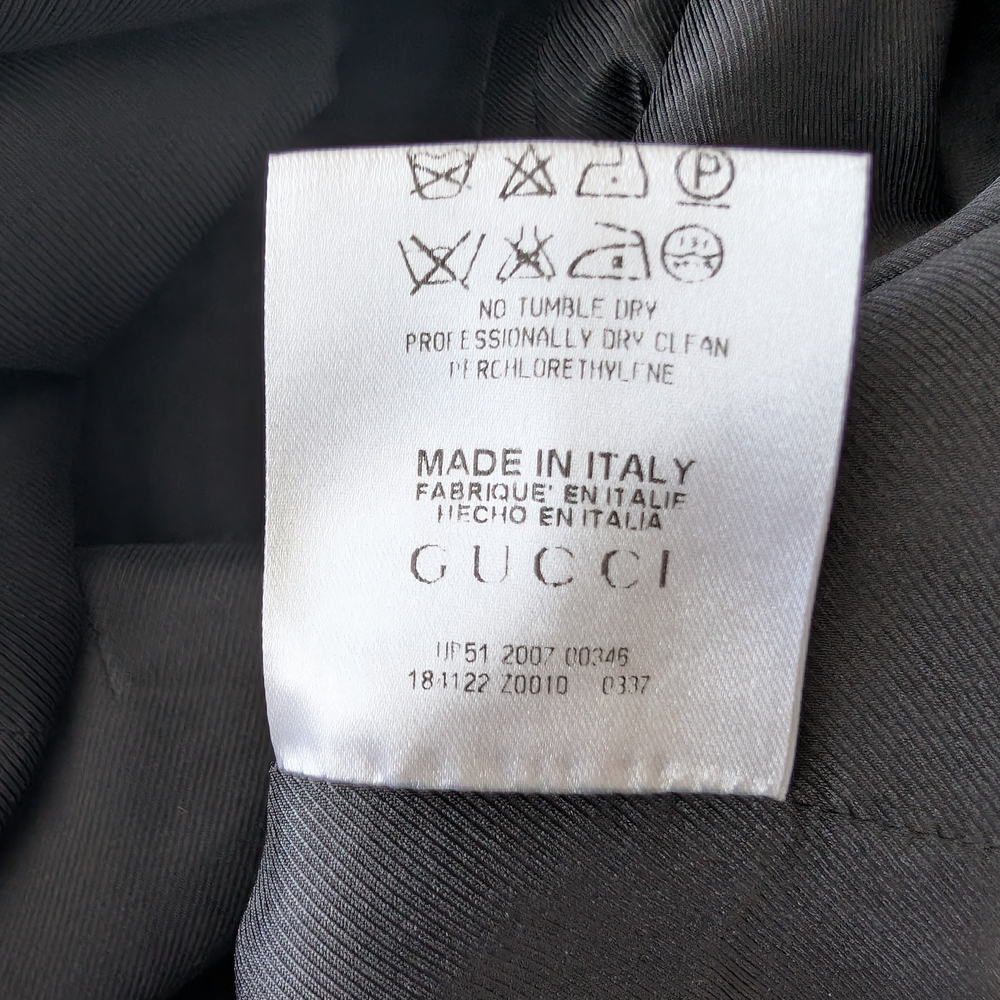 EUC 2017 Gucci Black Pencil Skirt - Size IT 38 - Picture 6 of 7